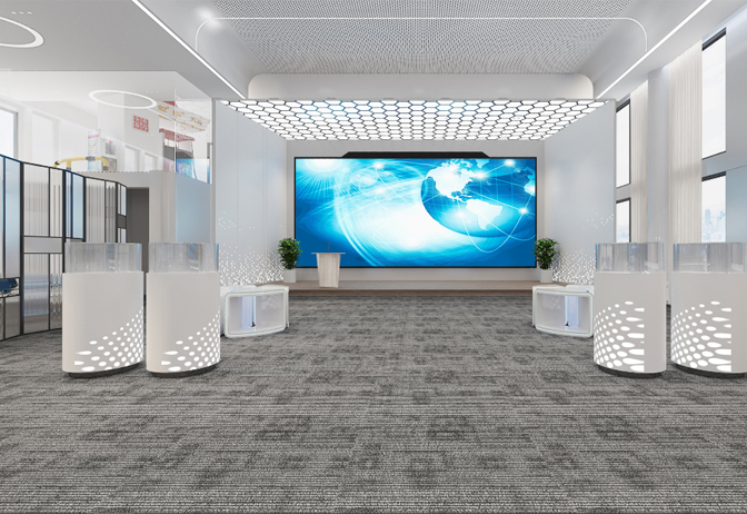 華夏佳潤辦公樓裝修設(shè)計全景案例